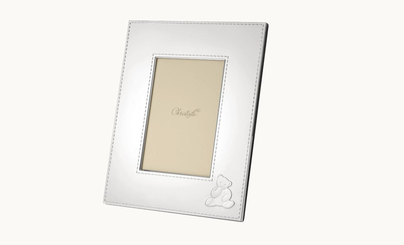 Charlie Bear – Silberner Bilderrahmen (10 x 15 cm)