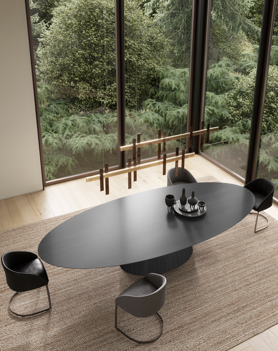 Sign chair with metal base