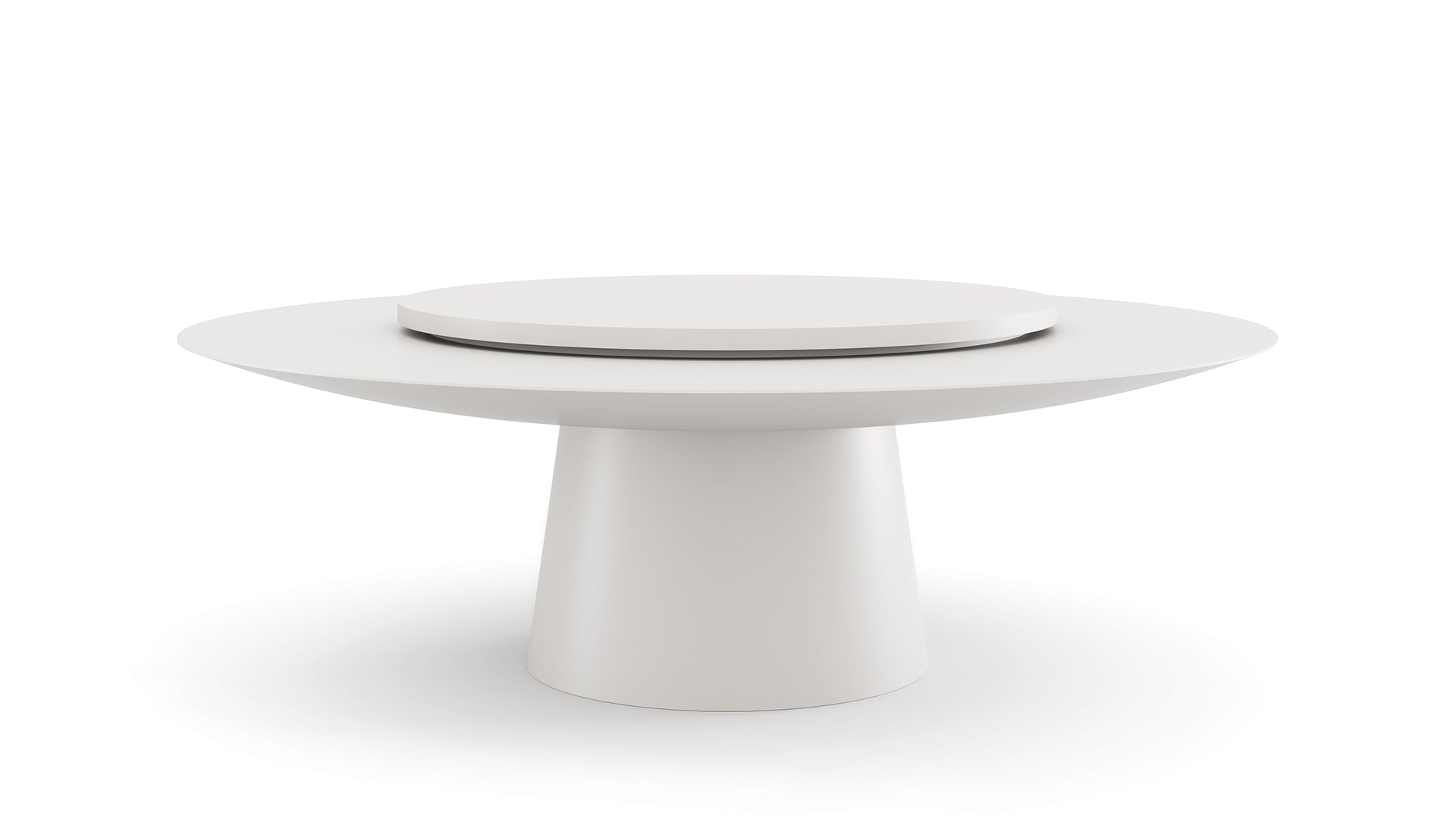 Round UFO dining table