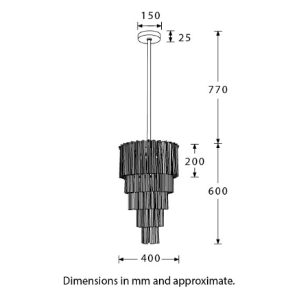 Chandelier Sloane small