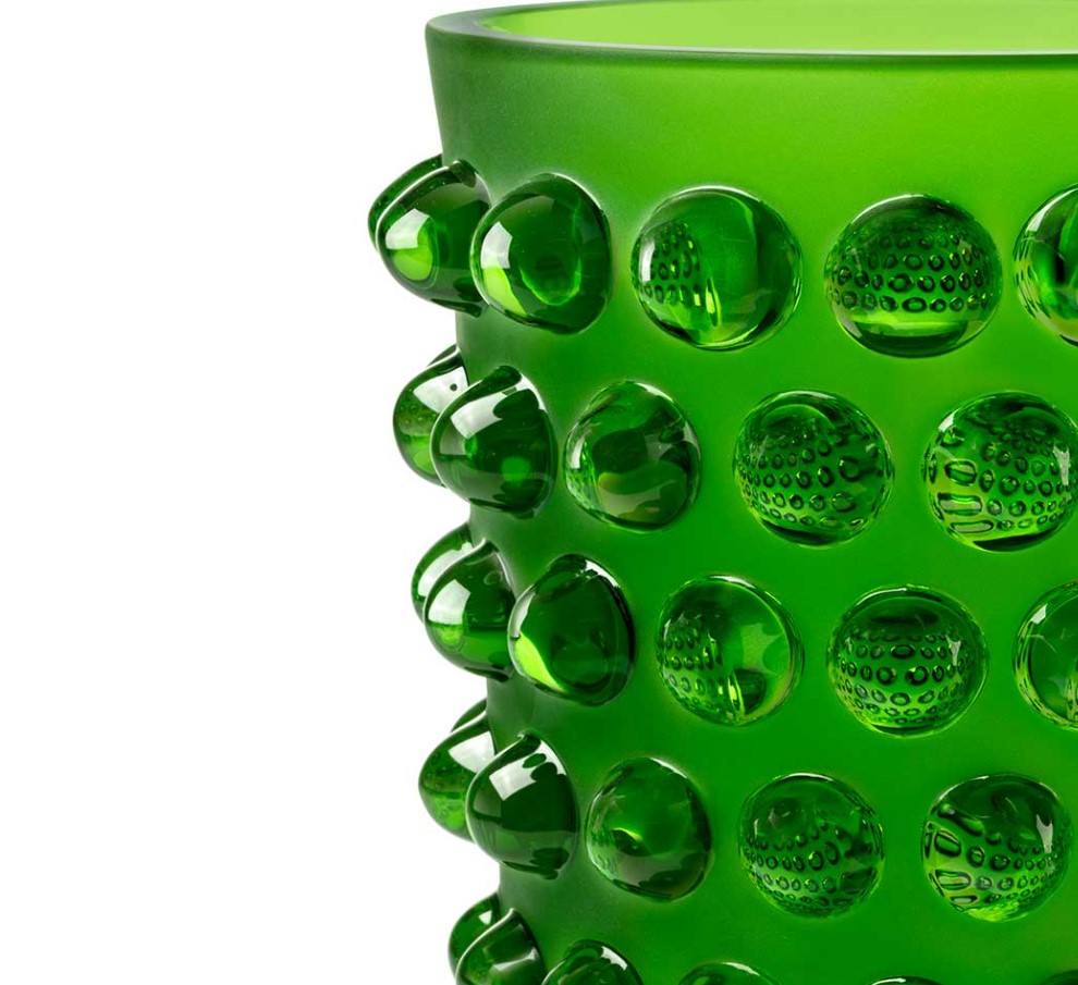 Mossi Vase Grün Lalique