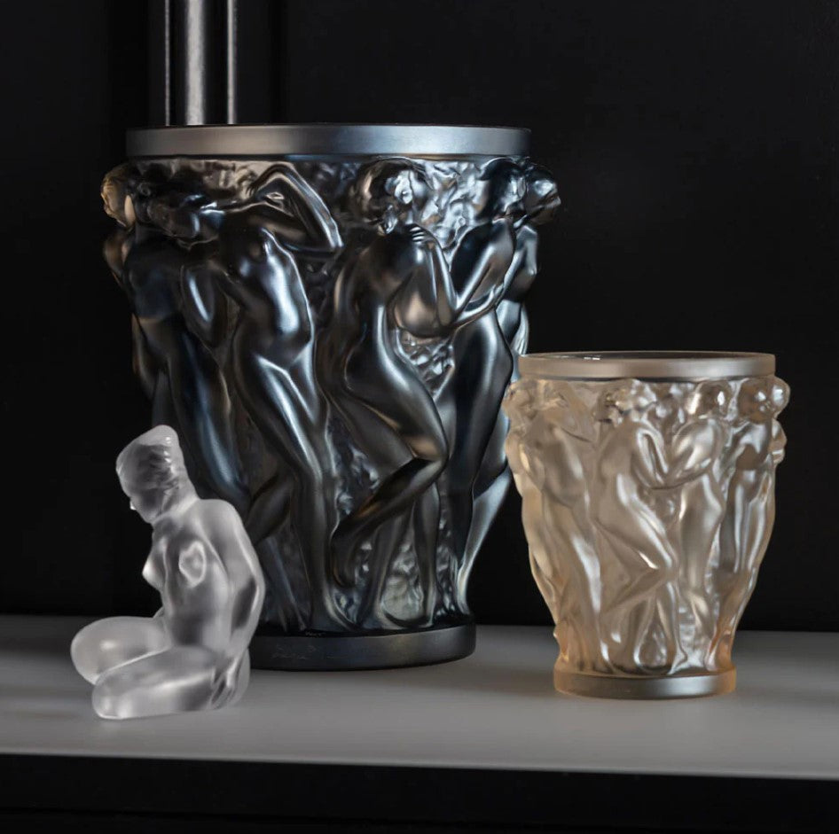 BACCAHTES VASE BRONZE LALIQUE