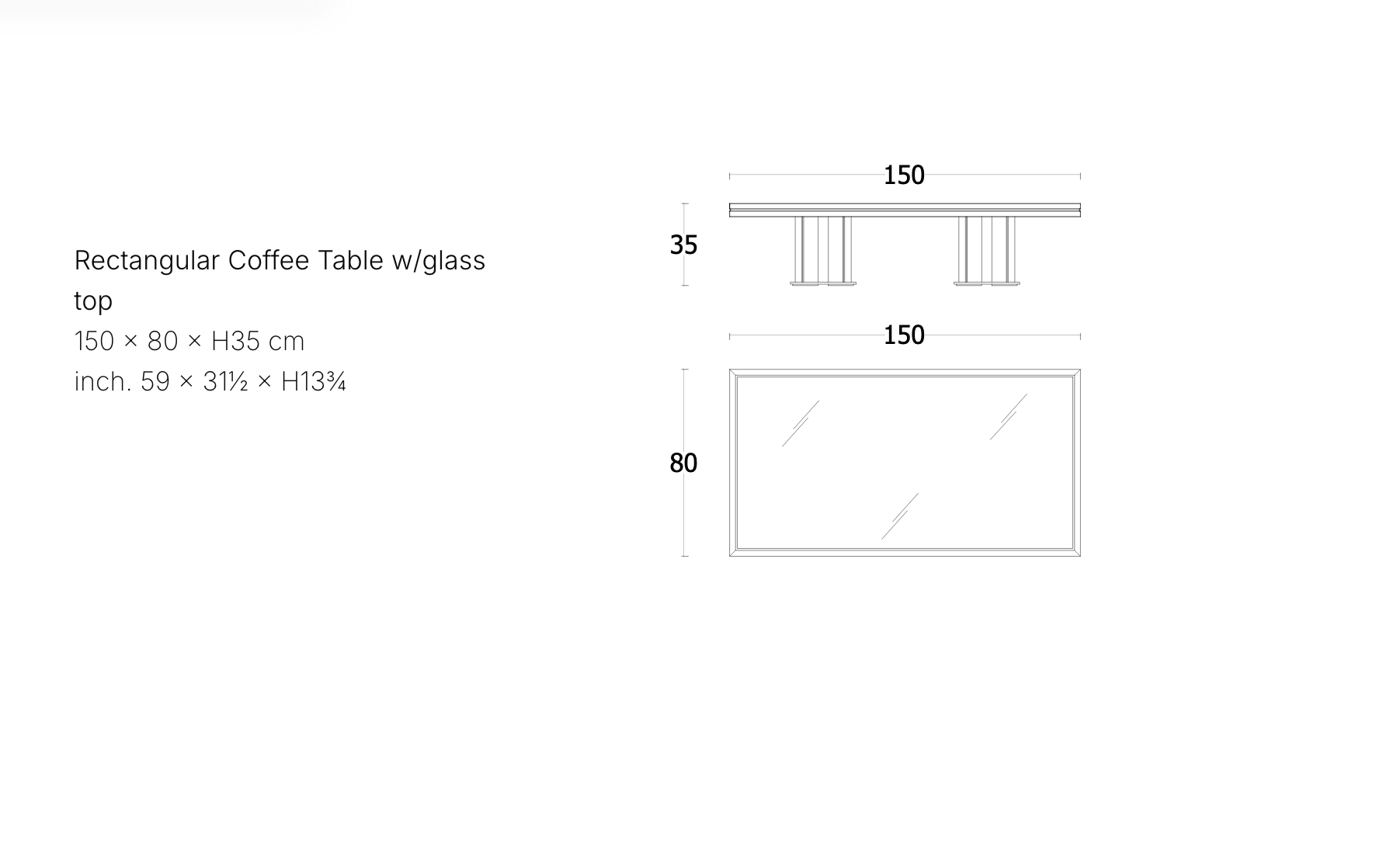 Couchtisch Perfect Time Rectangular