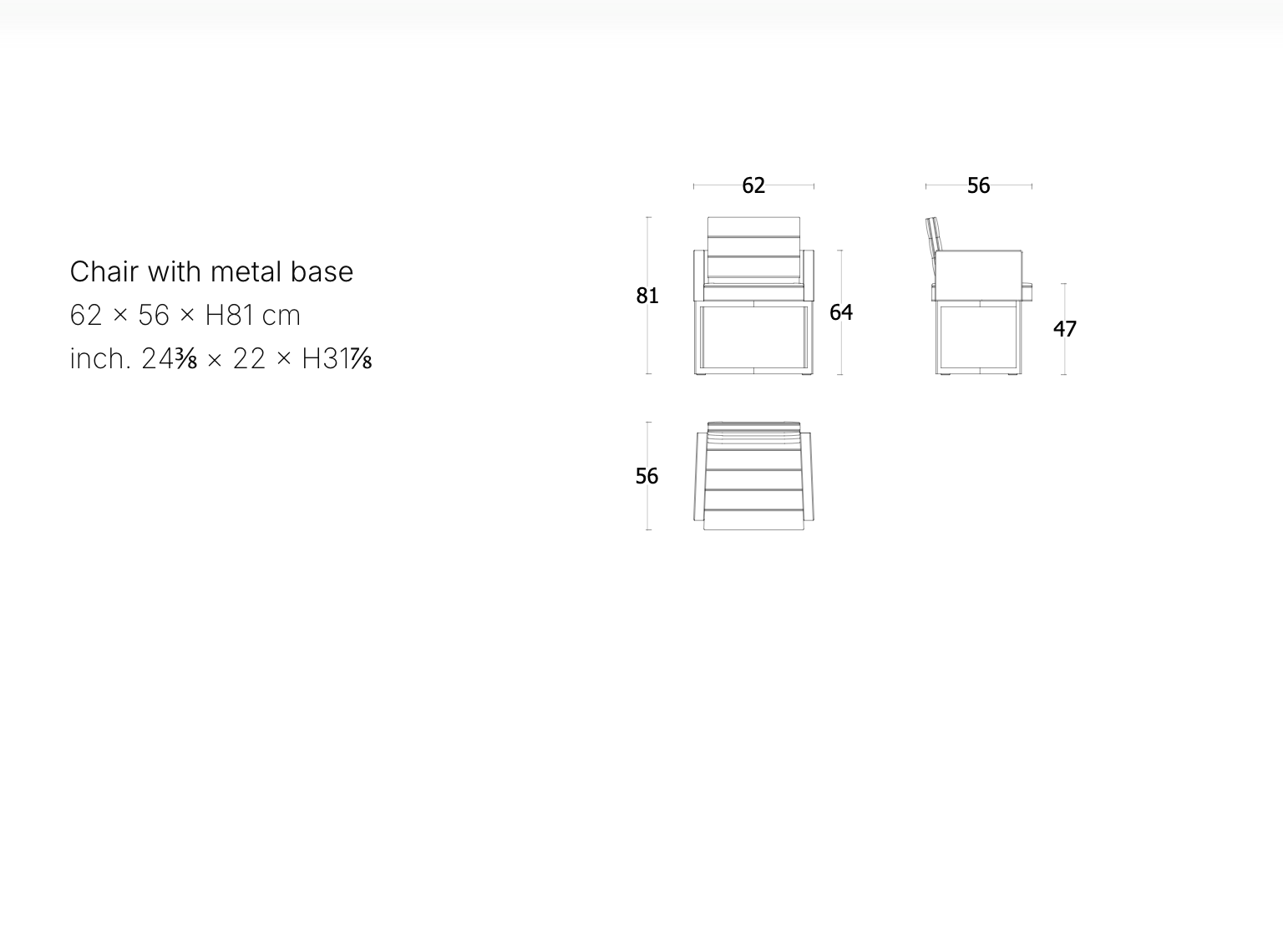 Armchair Black & More