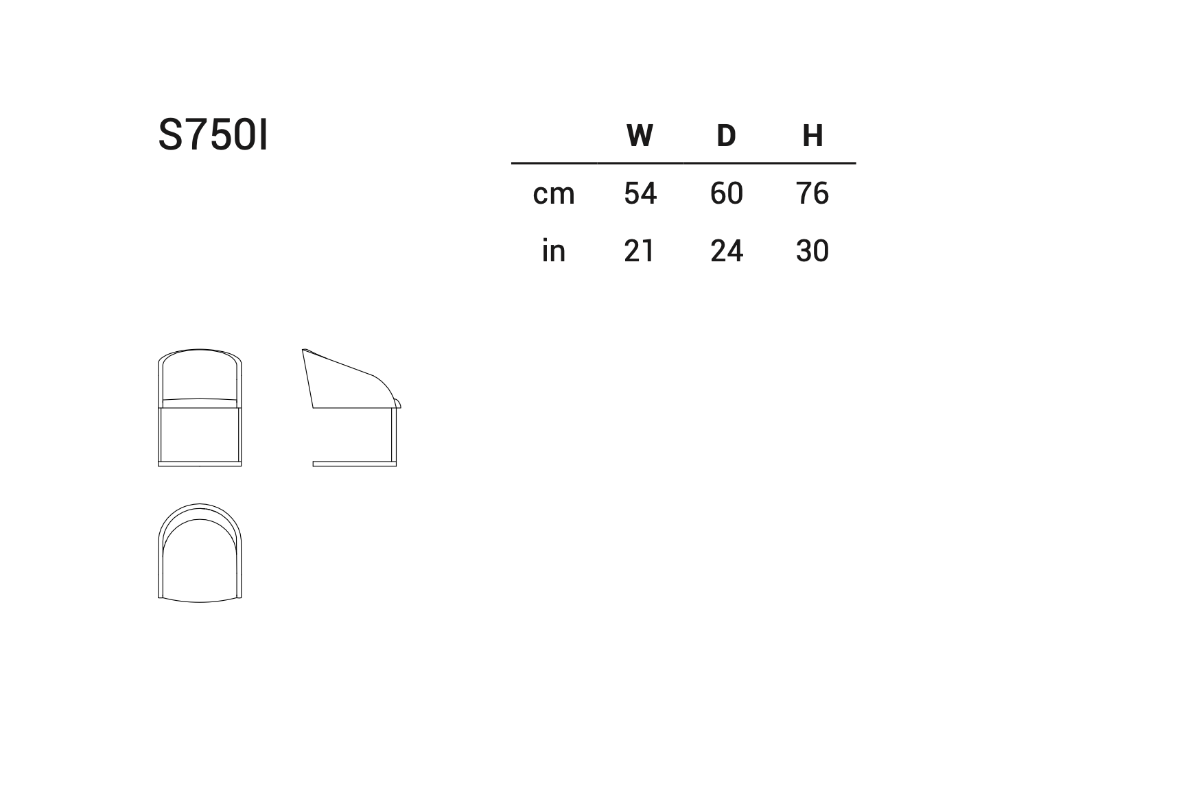 Sign chair with metal base