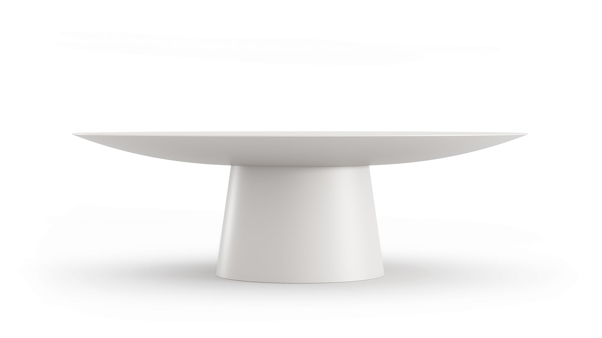 Round UFO dining table