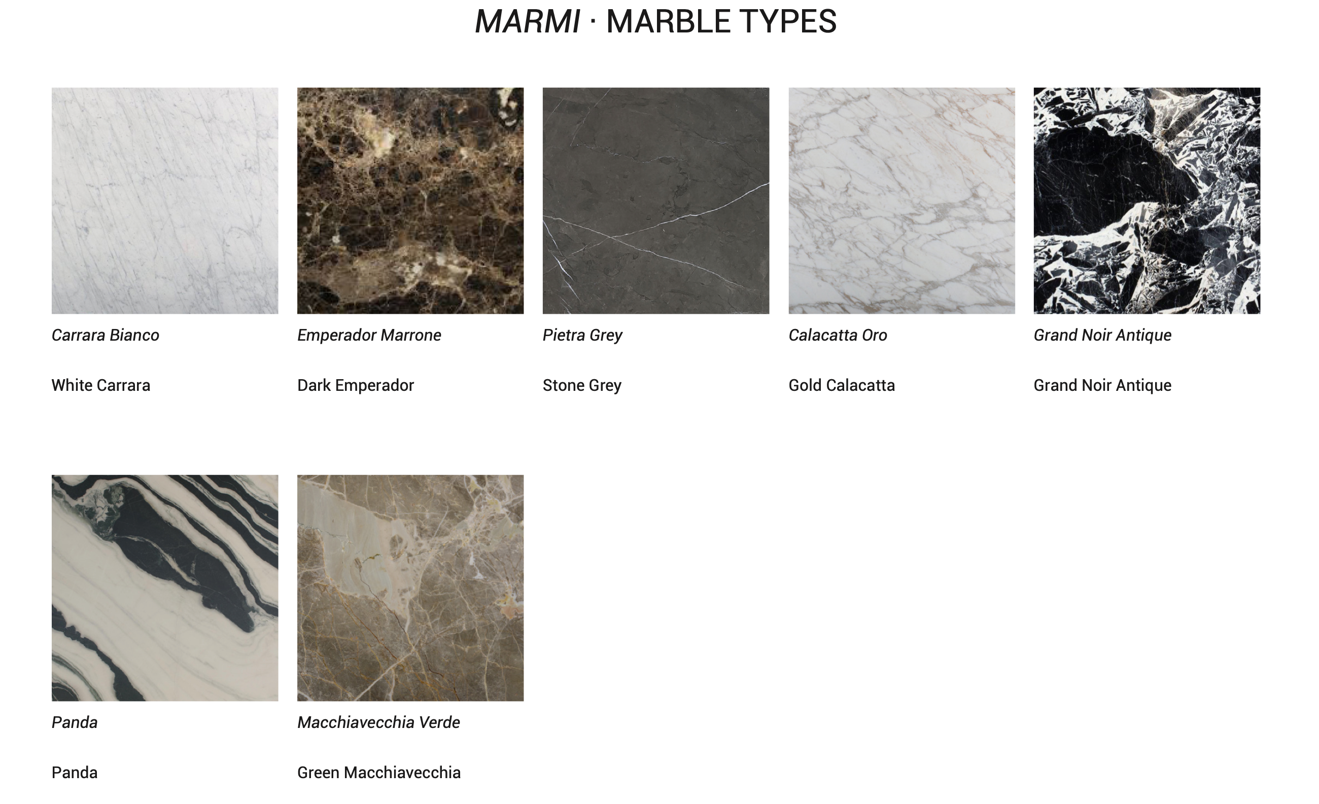 Round marble coffee table Antinomia