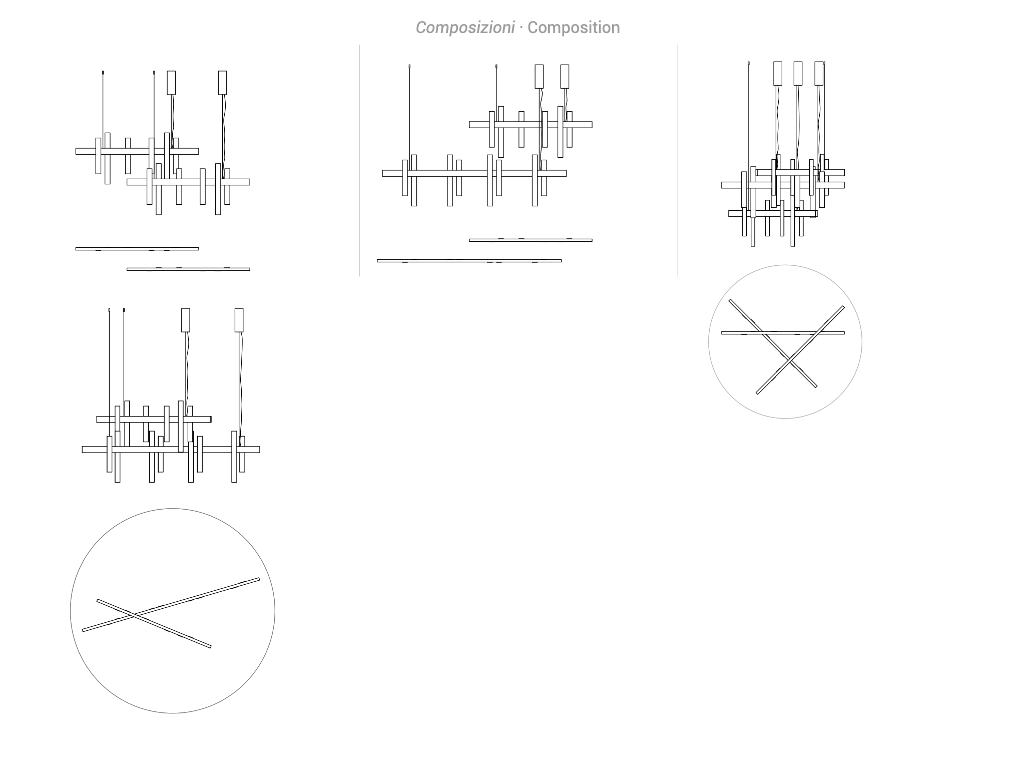 Hängeleuchte Forest mit 2 Elementen