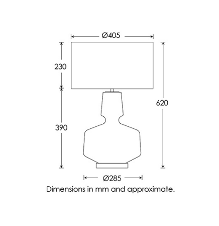 Adora White table lamp