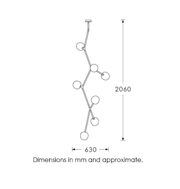 Lüster Oslin Vertikal