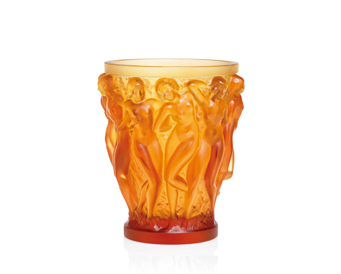 Bacchantes Vase Ambre Lalique