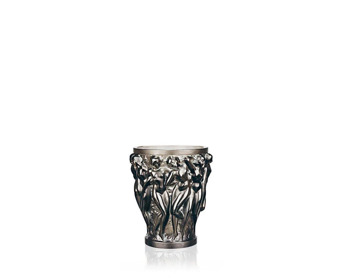 Lalique Bacchantes – Kleine Vase aus Bronzekristall  (Bronze Crystal – Small Edition)