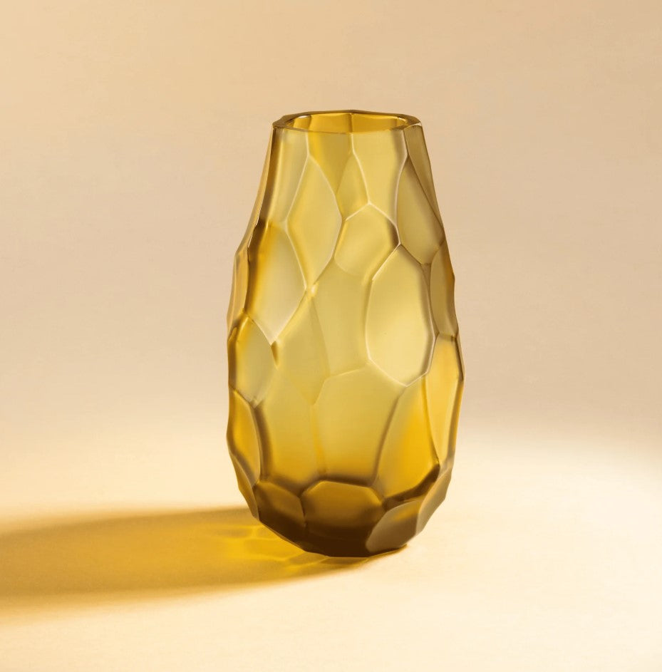 Lalique Feuerstein – Crystal Canyon – Kleine Vase