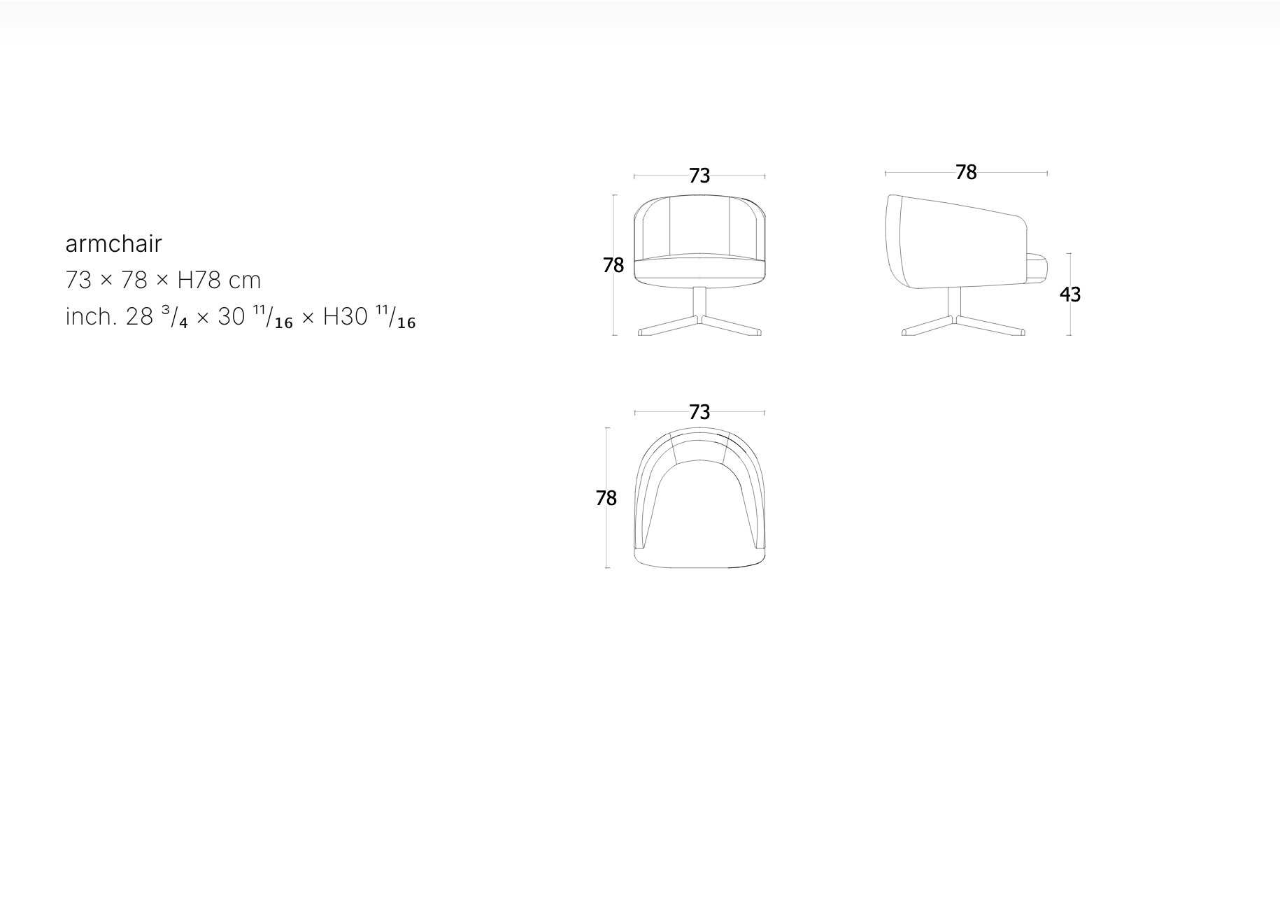 Sessel Marlowe Swivel