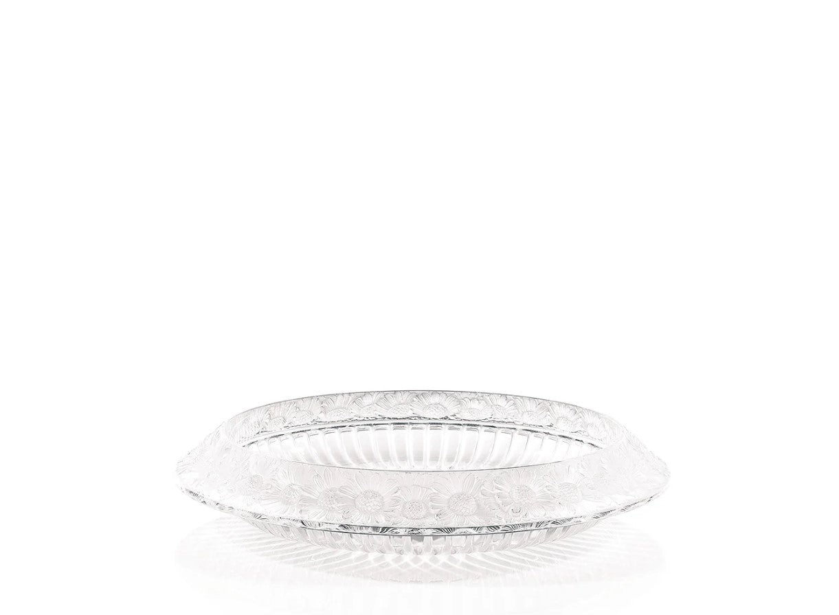 Lalique Marguerites – Coupeschale aus klarem Kristall
