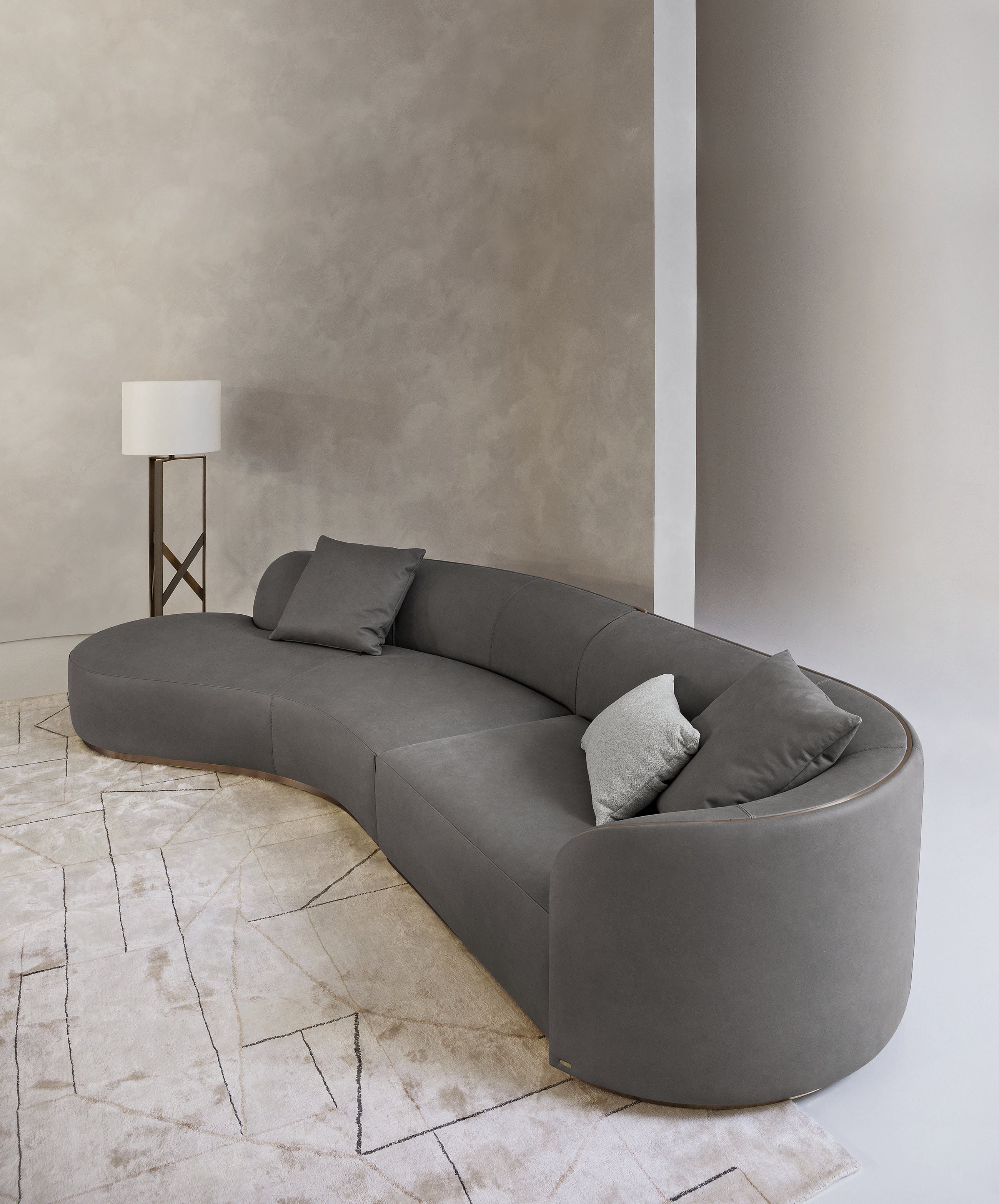 Semi-open sofa Pierre