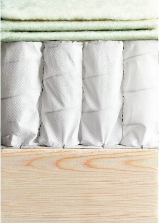 Vispring Herald Superb – mit Divan Prestige & Kopfteil Elba